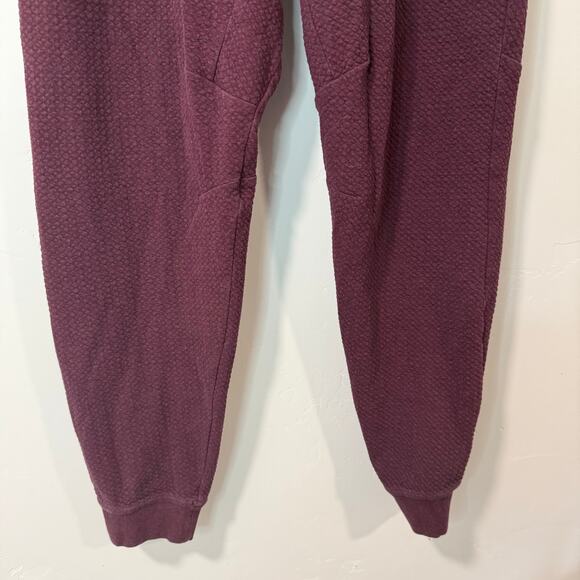 Lululemon Men's At Ease Jogger Sweatpants Lounge Athleisure Medium Maroon Red - Picture 3 of 11